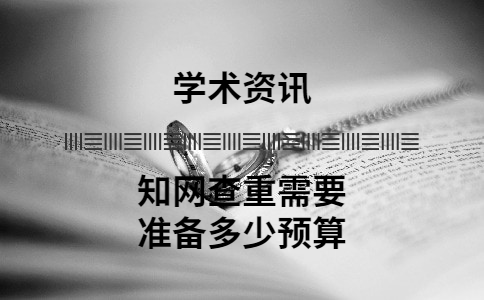 學術查重需要準備多少預算